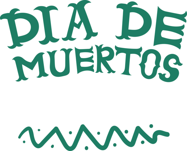 Transparent Day of the Dead Design Logo Line for Día de Muertos for Day Of The Dead