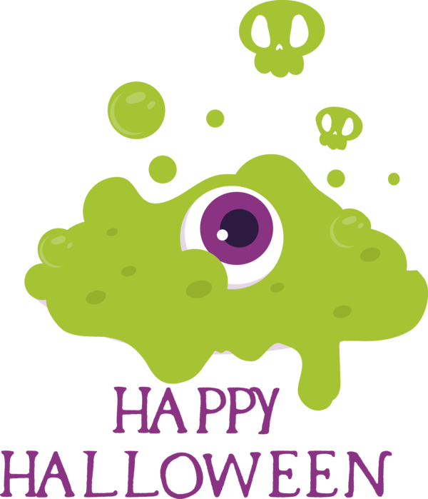 Transparent Halloween Human Logo Frogs for Happy Halloween for Halloween