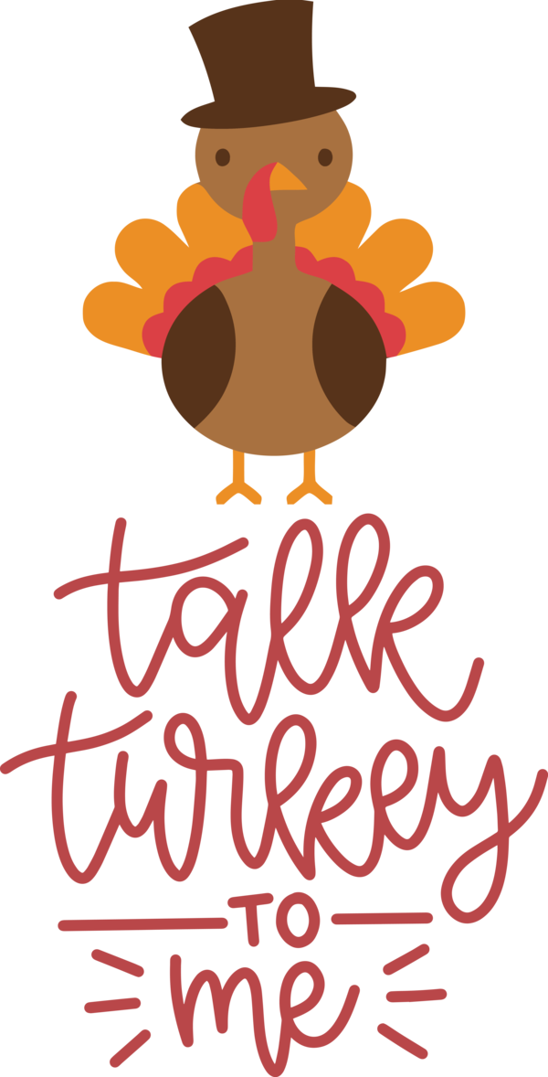 Transparent Thanksgiving Line Beak Flower for Thanksgiving Turkey for Thanksgiving