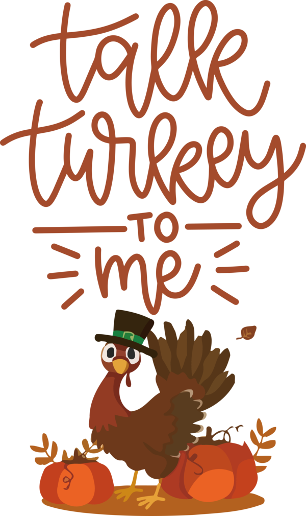Transparent Thanksgiving Birds Cartoon Leaf for Thanksgiving Turkey for Thanksgiving