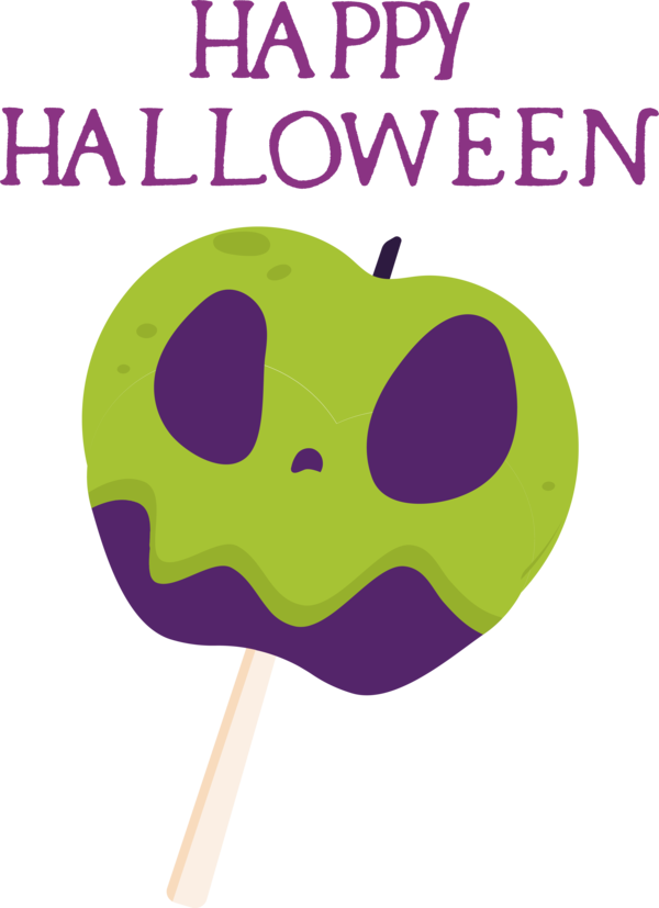 Transparent Halloween Cartoon Line Flower for Happy Halloween for Halloween