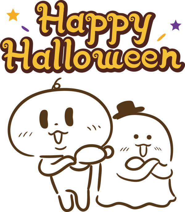 Transparent Halloween Human Cartoon Happiness for Happy Halloween for Halloween