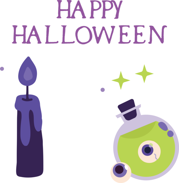 Transparent Halloween Design Human Logo for Happy Halloween for Halloween