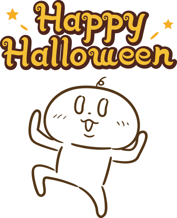 Transparent Halloween Human Cartoon Happiness for Happy Halloween for Halloween