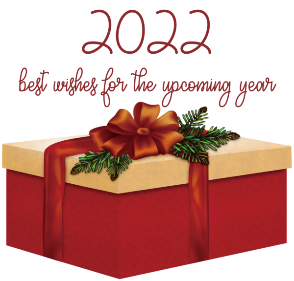 Transparent New Year Gift Christmas gift Gift Box for Happy New Year 2022 for New Year
