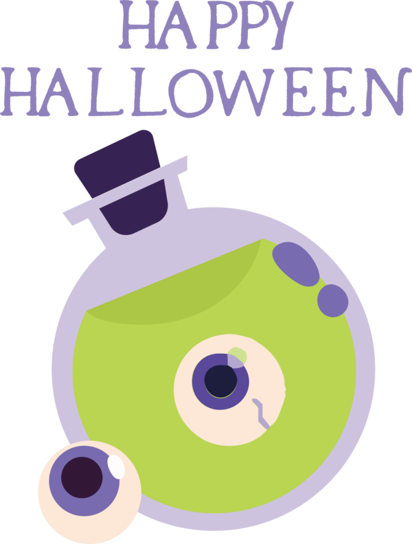 Transparent Halloween Design Logo Meter for Happy Halloween for Halloween