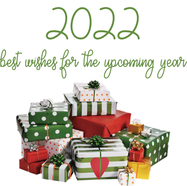 Transparent New Year Christmas Day Gift New Year for Happy New Year 2022 for New Year
