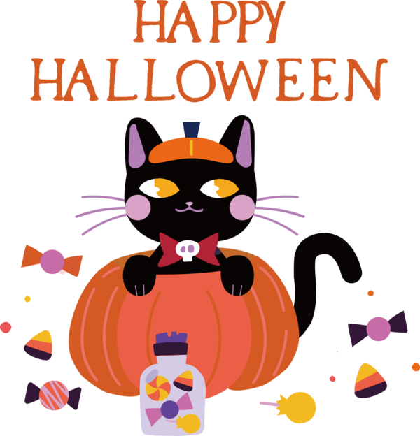Transparent Halloween Cat Cat-like Whiskers for Happy Halloween for Halloween