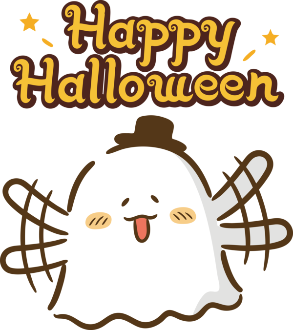 Transparent Halloween Human Cartoon Behavior for Happy Halloween for Halloween