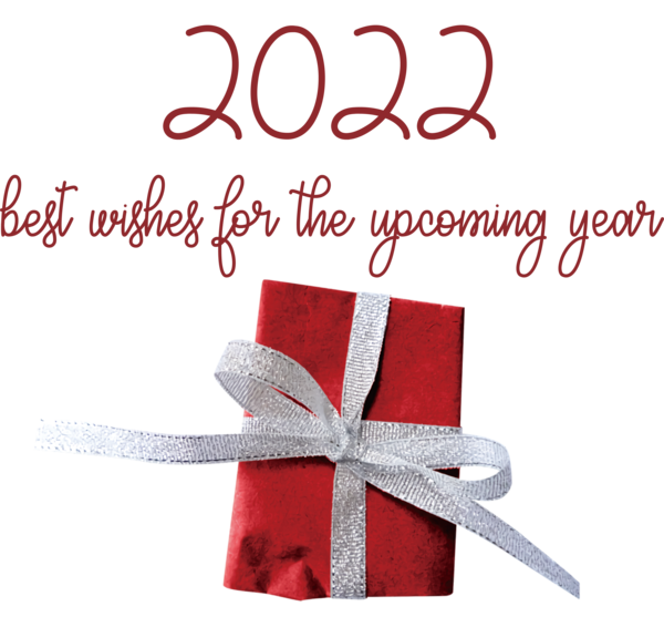Transparent New Year Font Gift New Year for Happy New Year 2022 for New Year