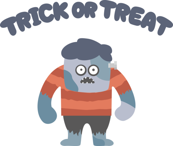 Transparent Halloween Poster Drawing Motivational poster for Trick Or Treat for Halloween