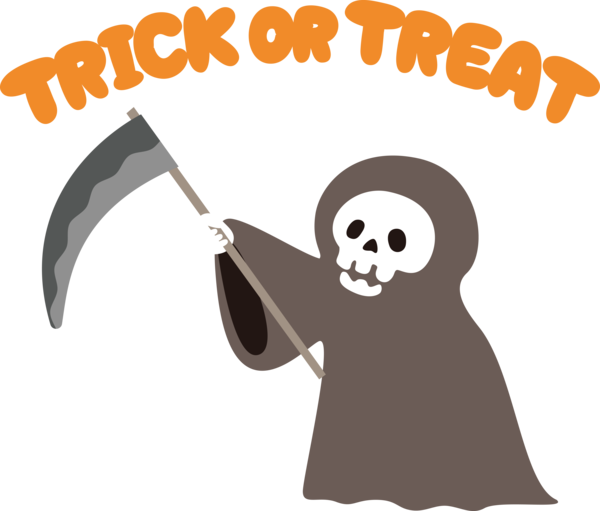 Transparent Halloween Human Logo Cartoon for Trick Or Treat for Halloween