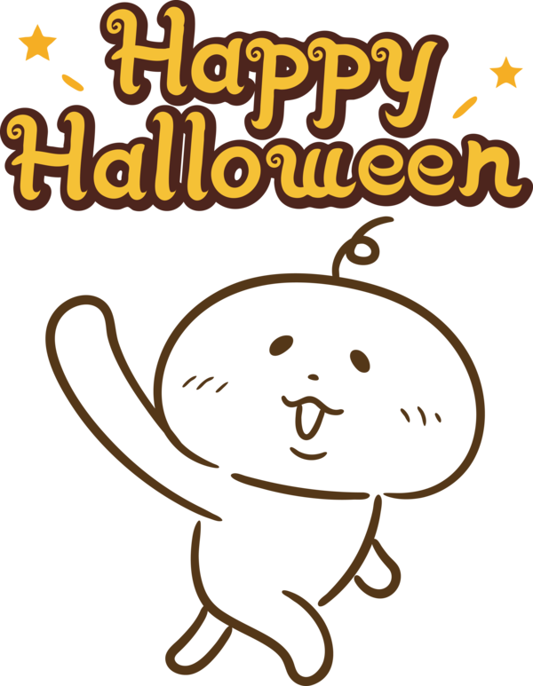 Transparent Halloween Human Happiness Cartoon for Happy Halloween for Halloween