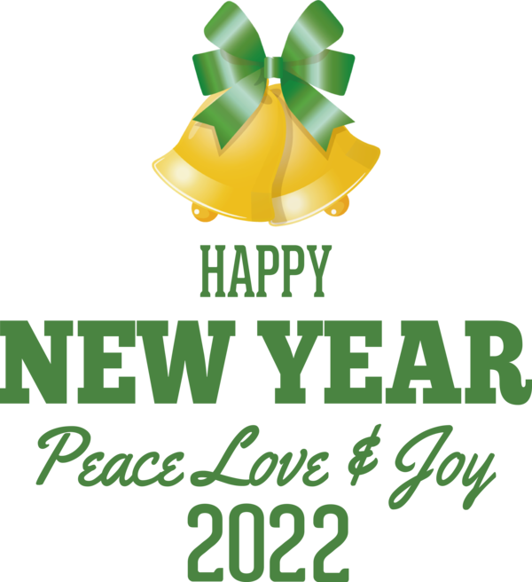 Transparent New Year Logo Design Leaf for Happy New Year 2022 for New Year