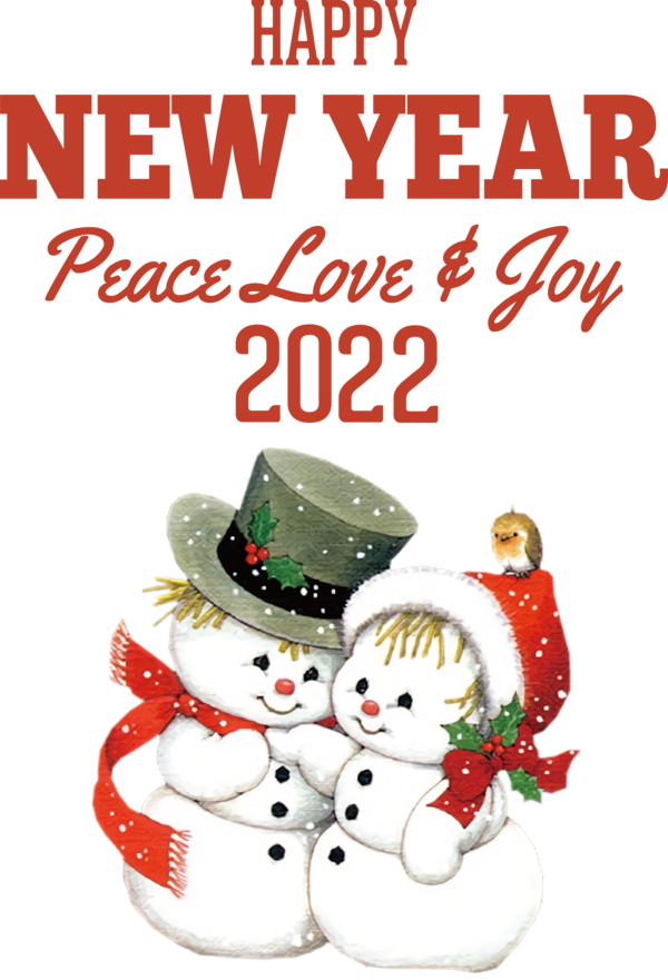 Transparent New Year Bauble Christmas Day Holiday for Happy New Year 2022 for New Year