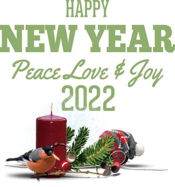 Transparent New Year Bauble Christmas Day Big year for Happy New Year 2022 for New Year