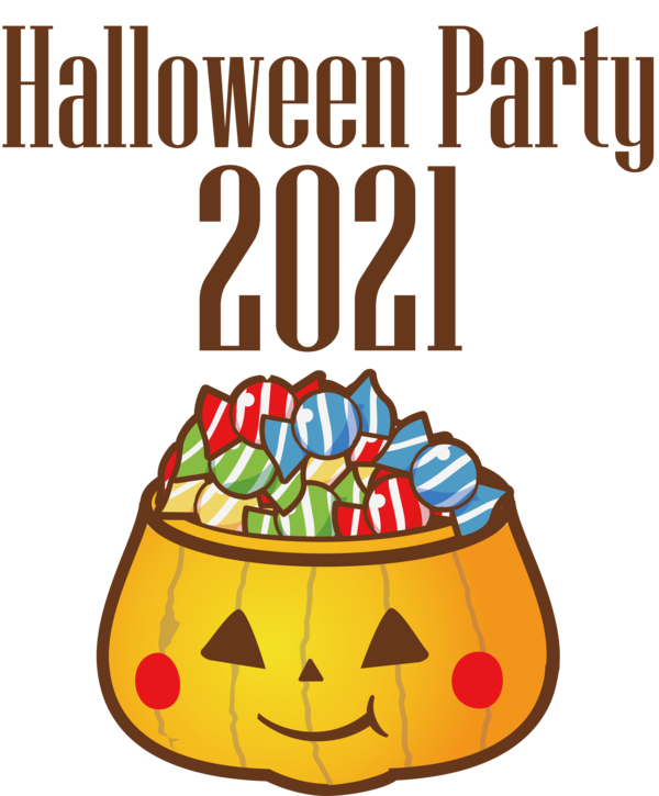 Transparent Halloween Trick-or-treating Drawing Birthday for Halloween Party for Halloween
