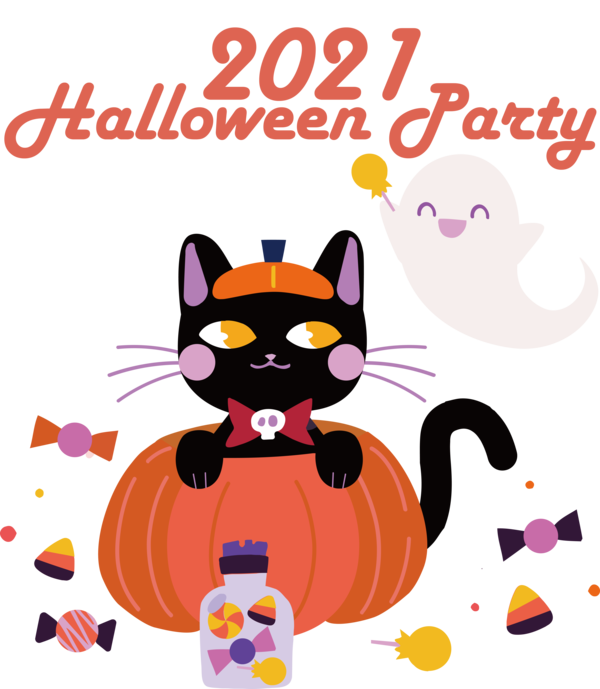 Transparent Halloween Cat Kitten Cat-like for Halloween Party for Halloween