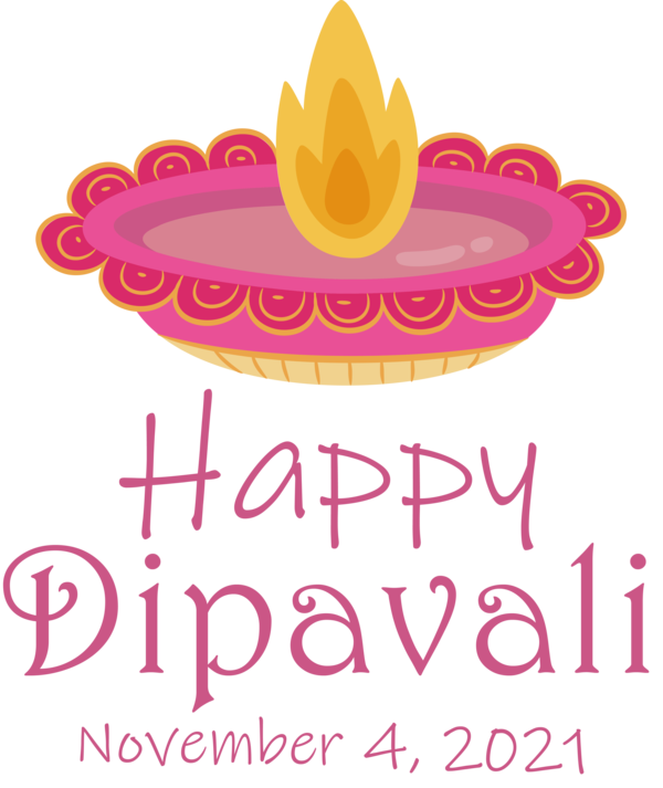 Transparent Diwali Logo Line Fashion for Happy Diwali for Diwali