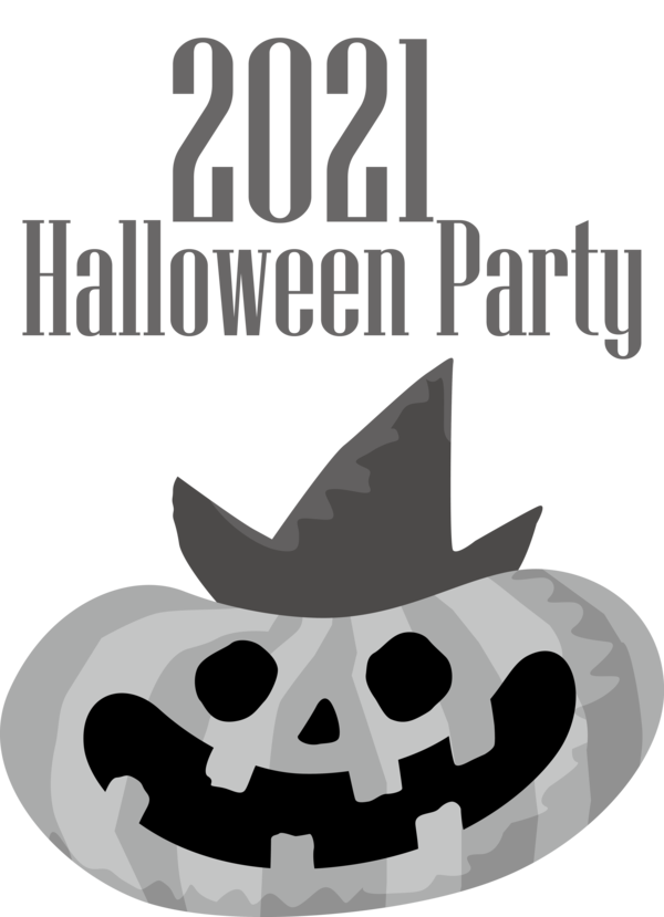 Transparent Halloween Jack Skellington Jack-o'-lantern Trick-or-treating for Halloween Party for Halloween