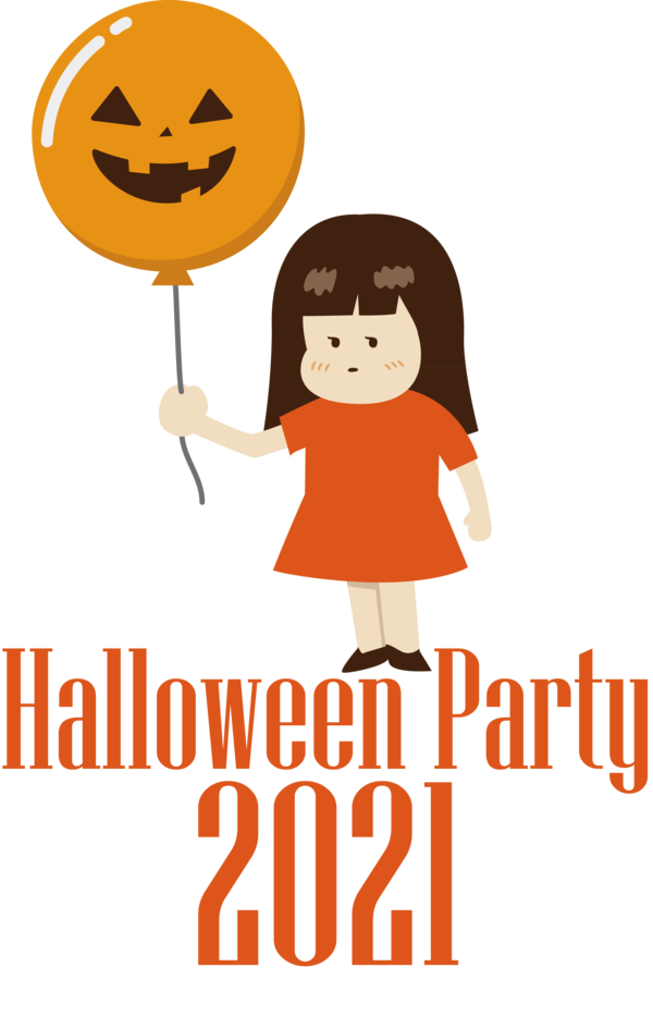 Transparent Halloween Human Logo Cartoon for Halloween Party for Halloween