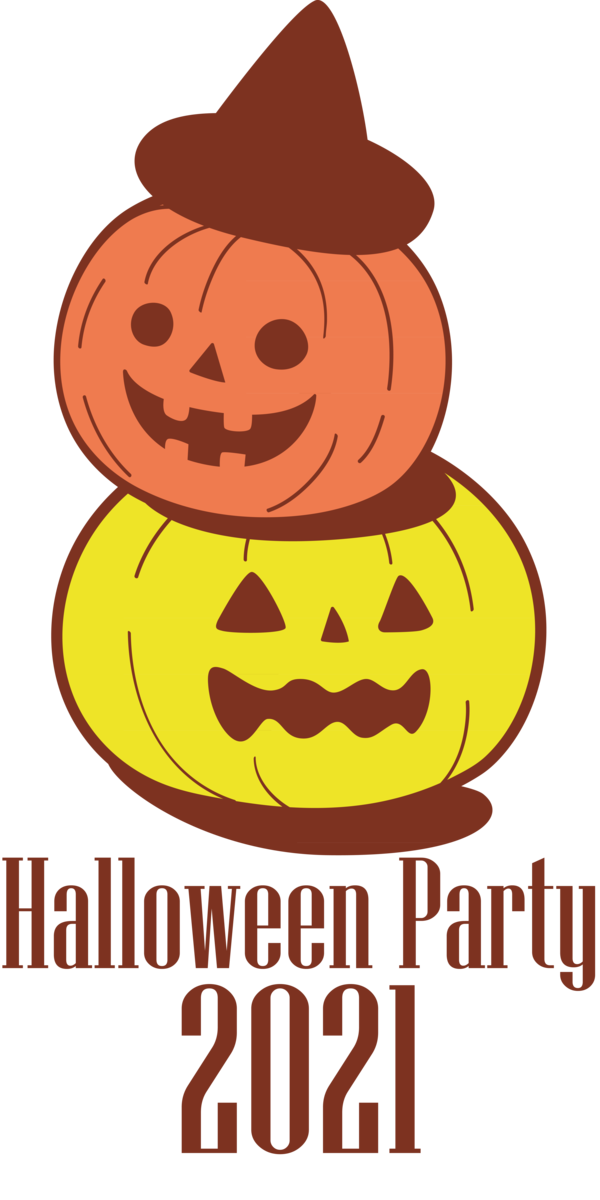 Transparent Halloween Jack-o'-lantern Lantern Cartoon for Halloween Party for Halloween