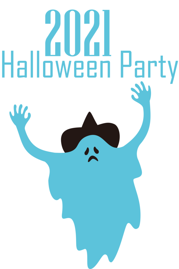 Transparent Halloween Human Logo Text for Halloween Party for Halloween