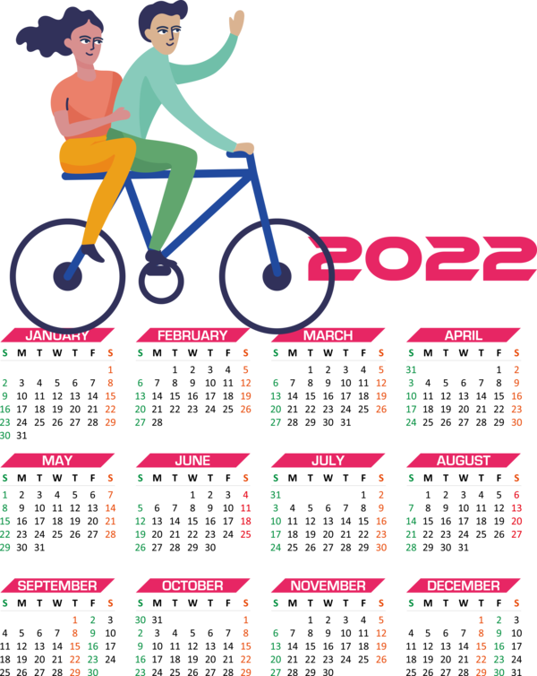 Transparent New Year Line Shoe Calendar System for Printable 2022 Calendar for New Year