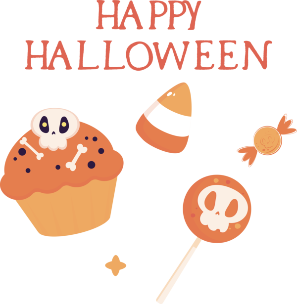 Transparent Halloween Logo Cartoon Drawing for Happy Halloween for Halloween