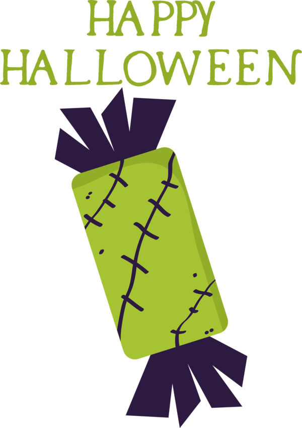 Transparent Halloween Leaf Logo Line for Happy Halloween for Halloween