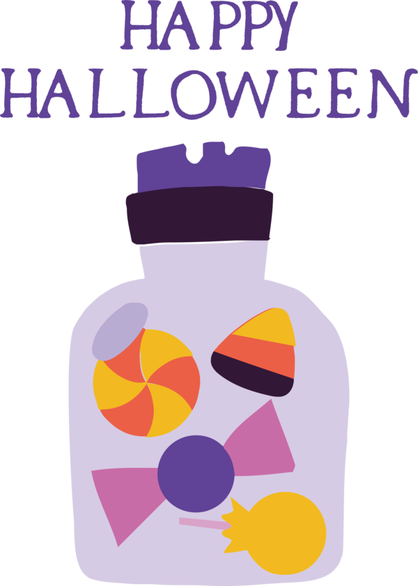 Transparent Halloween Logo Line Meter for Happy Halloween for Halloween