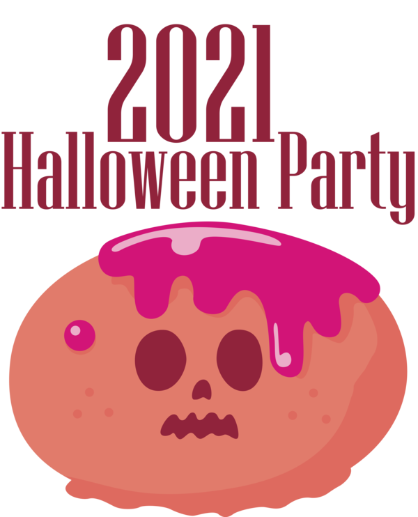 Transparent Halloween Logo Snout Meter for Halloween Party for Halloween