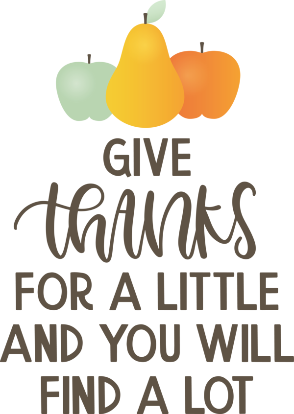 Transparent Thanksgiving Logo Line Happiness for Give Thanks for Thanksgiving