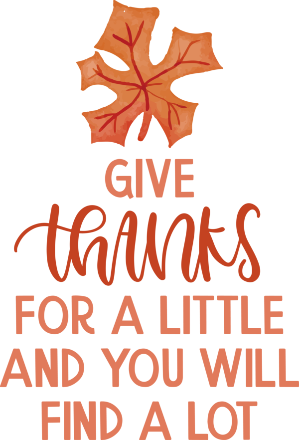 Transparent Thanksgiving Leaf Line Tree for Give Thanks for Thanksgiving