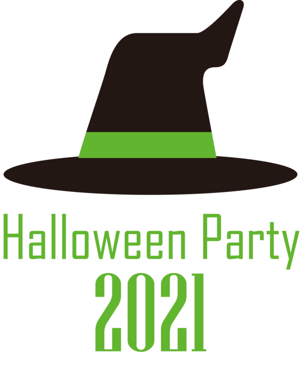 Transparent Halloween Logo Design Hat for Halloween Party for Halloween