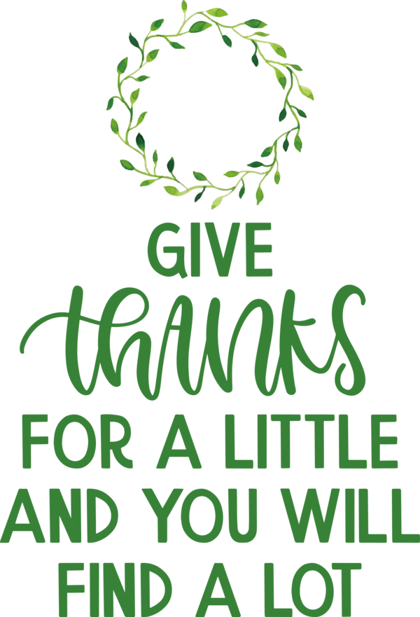 Transparent Thanksgiving Leaf Logo Green for Give Thanks for Thanksgiving