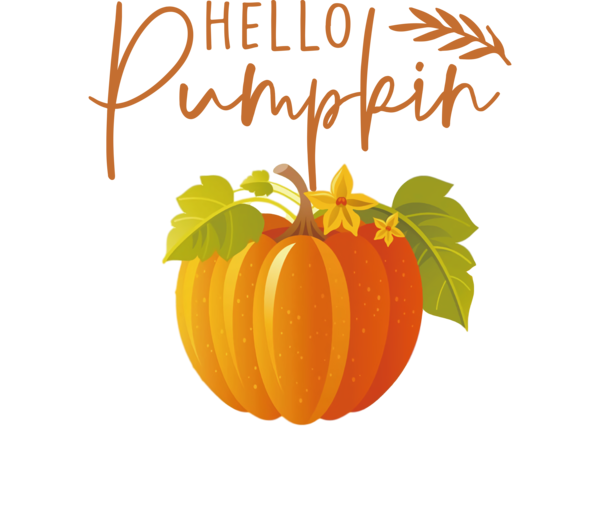 Transparent Thanksgiving Pumpkin Jack-o'-lantern Vegetable for Thanksgiving Pumpkin for Thanksgiving