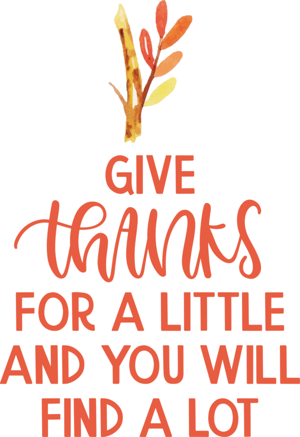 Transparent Thanksgiving Logo Line Commodity for Give Thanks for Thanksgiving