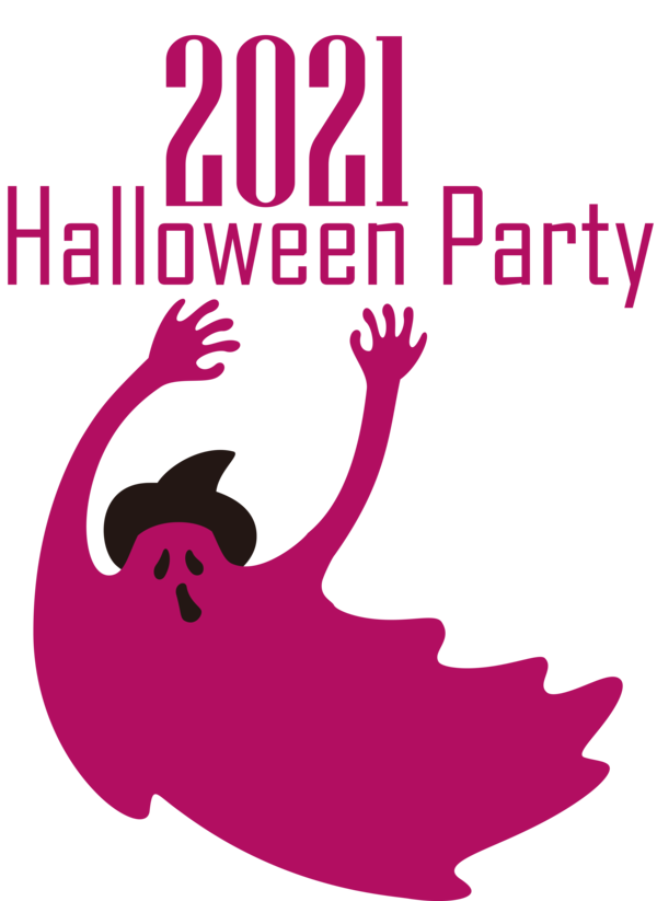 Transparent Halloween Human Logo Cartoon for Halloween Party for Halloween