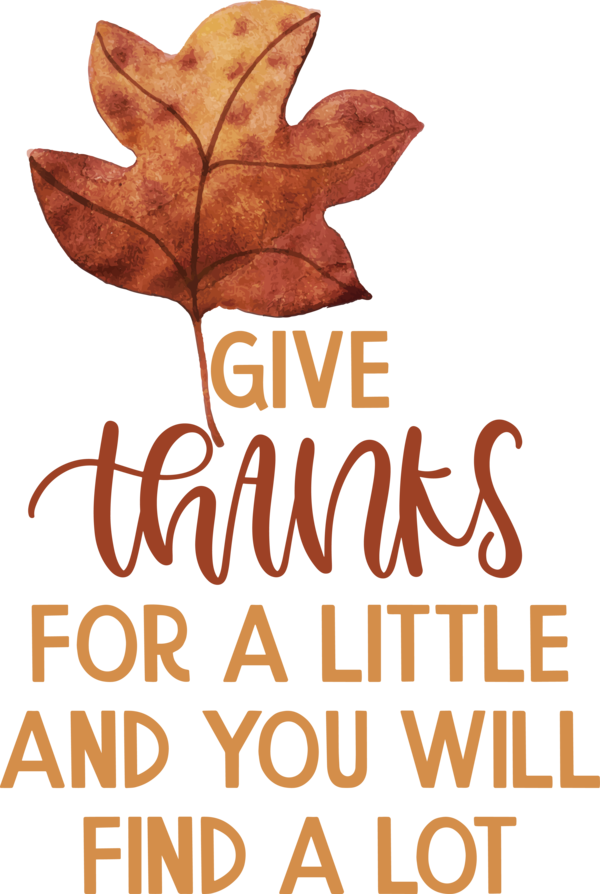 Transparent Thanksgiving Leaf Font Tree for Give Thanks for Thanksgiving