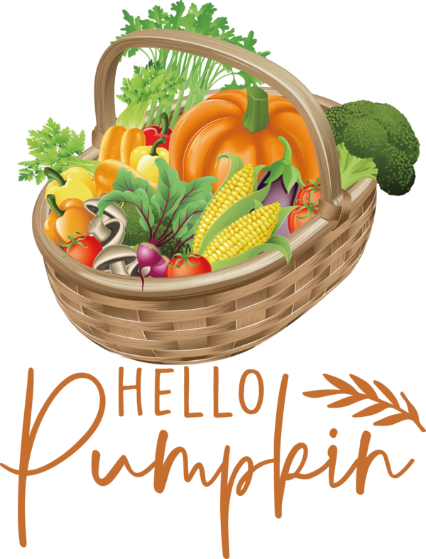 Transparent Thanksgiving Vegetable Fresh Vegetable Basket for Thanksgiving Pumpkin for Thanksgiving