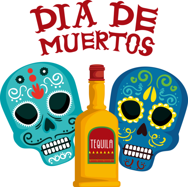 Transparent Day of the Dead Royalty-free Icon Logo for Día de Muertos for Day Of The Dead