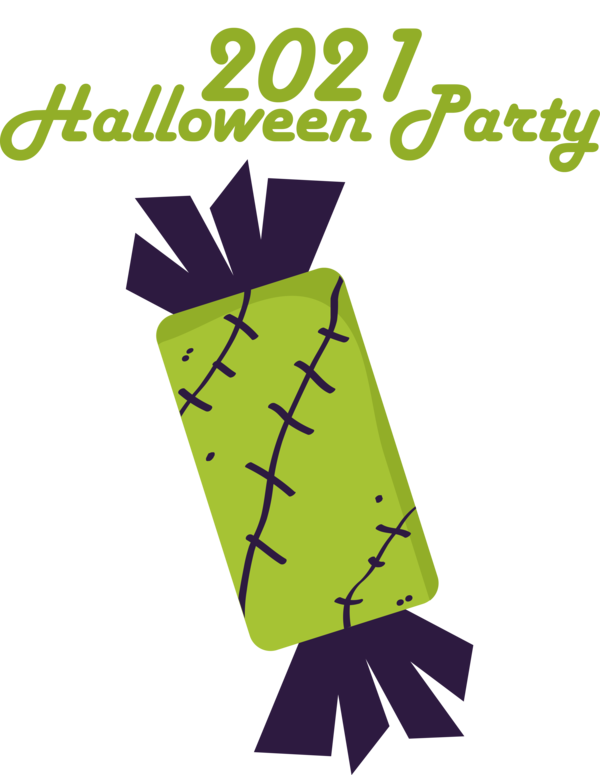 Transparent Halloween Apple pie Logo Design for Halloween Party for Halloween