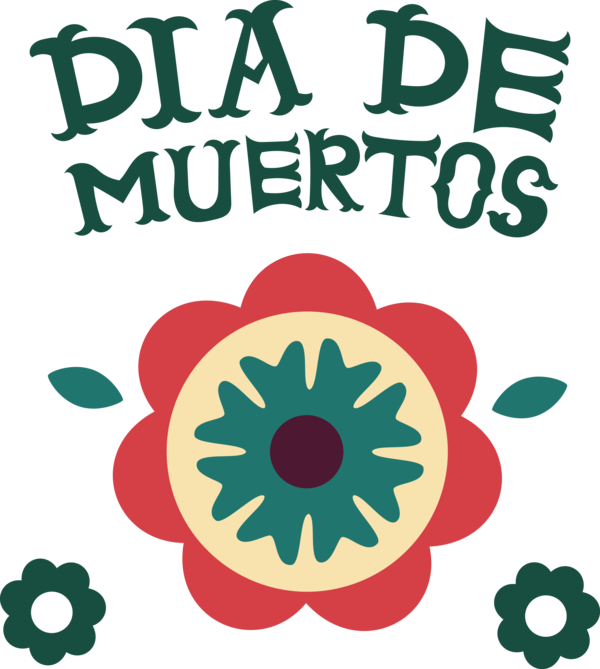 Transparent Day of the Dead Flower Floral design Design for Día de Muertos for Day Of The Dead
