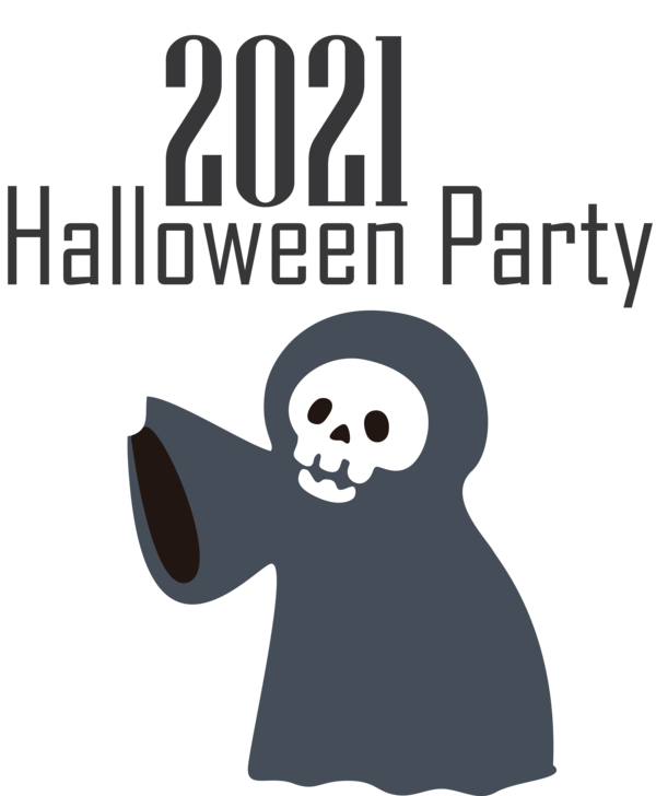 Transparent Halloween Human Logo Cartoon for Halloween Party for Halloween
