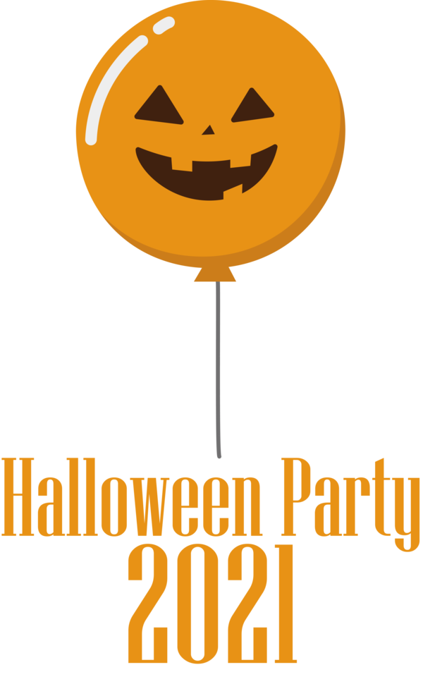 Transparent Halloween Logo Line Smiley for Halloween Party for Halloween