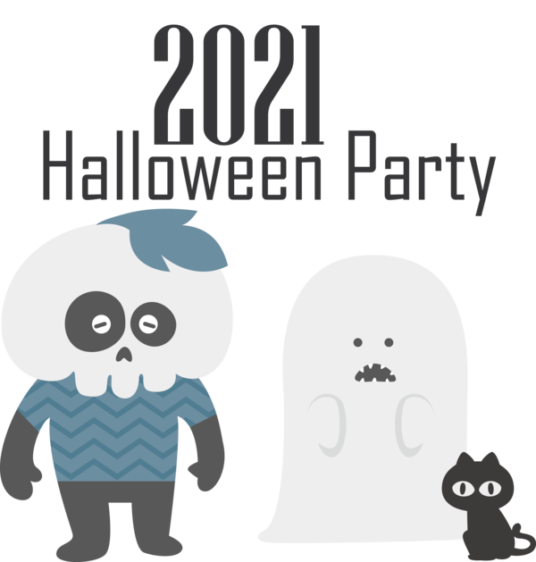 Transparent Halloween Human Logo Design for Halloween Party for Halloween