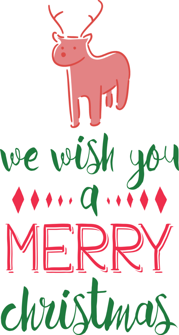 Transparent Christmas Reindeer Logo Line for Merry Christmas for Christmas