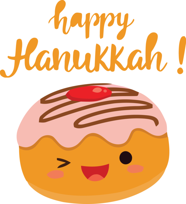 Transparent Hanukkah Fast food Emoticon Cartoon for Happy Hanukkah for Hanukkah