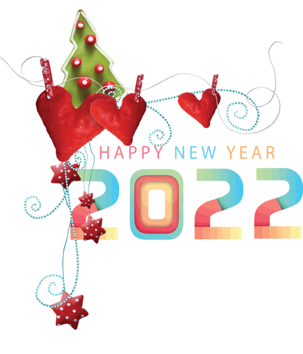 Transparent New Year Christmas Day Bauble HANUKKAH (JEWISH FESTIVAL) for Happy New Year 2022 for New Year
